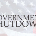 Controllers Abandon Posts During Government Shutdown Text GOVERNMENT SHUTDOWN overlaid on an American flag background