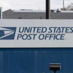 Sign for the United States Post Office
