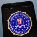 FBI logo displayed on a smartphone screen