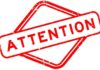 Bacterial Nightmare: Stunning Dog Food Recall Red attention sign with the word 'ATTENTION' in bold letters