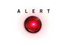 BREAKING: Mining Cache Detonates — Kids Among The Dead A red alert button with the word 'ALERT' above it