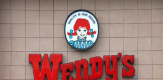 Wendy's restaurant sign featuring the brand logo