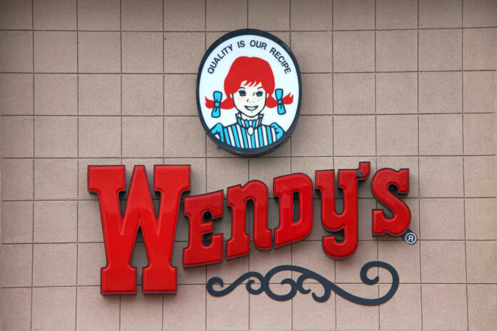 Wendy's restaurant sign featuring the brand logo