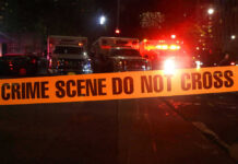 Museum Meltdown: Thieves Walked Right In Crime scene tape with emergency vehicles in background.