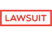 War Paper Muzzled — Lawsuit Looms The word 'LAWSUIT' displayed in bold red letters within a rectangular border