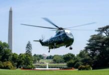 Marine One helicopter