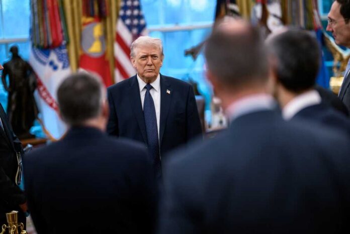 President,Donald,J.,Trump,Hosts,A,Bilateral,Meeting,With,German President Donald Trump