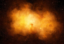 VIDEO: Deadly Festival Blast Turns Church Death Trap Bright orange cosmic explosion in space with stars around.